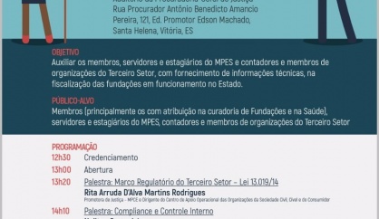 Seminário Ministério Público do Estado do Espírito Santo e o Terceiro Setor