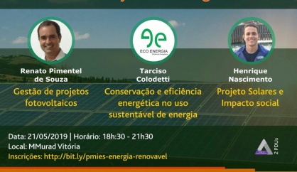 Evento Gestão de Projetos de Energia Renovável - PMI ES