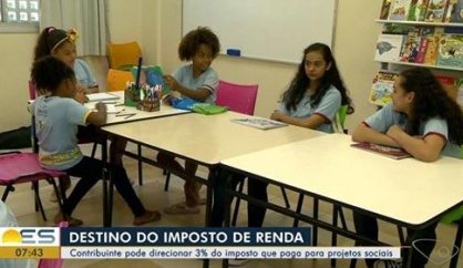 Reportagem exibida hoje na Rede Gazeta, mostra como a Destinação do Imposto de Renda pode fazer a diferença na manutenção de uma Organização Social.