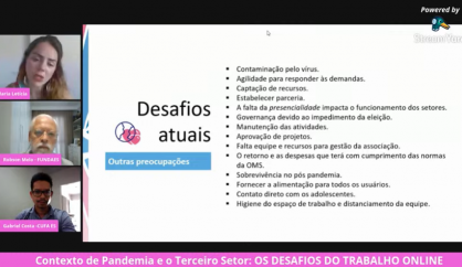 Fundaes realiza webinar com tema 